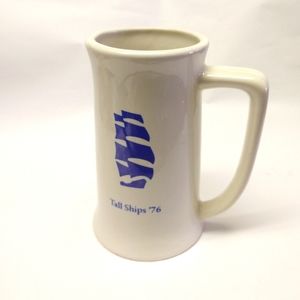Vintage ceramic mug Tall Ships 1976 Newport RI New York